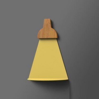 Декоративная полка Flashlight (желтый, 30*20*10 см)