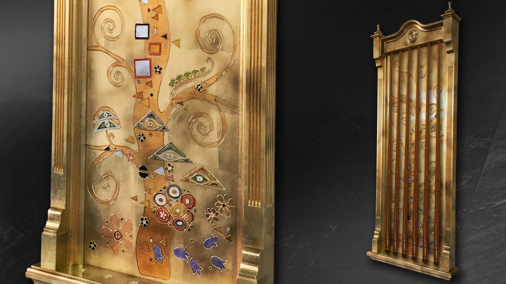 Киевница и счетная доска Klimt Gold Leaf