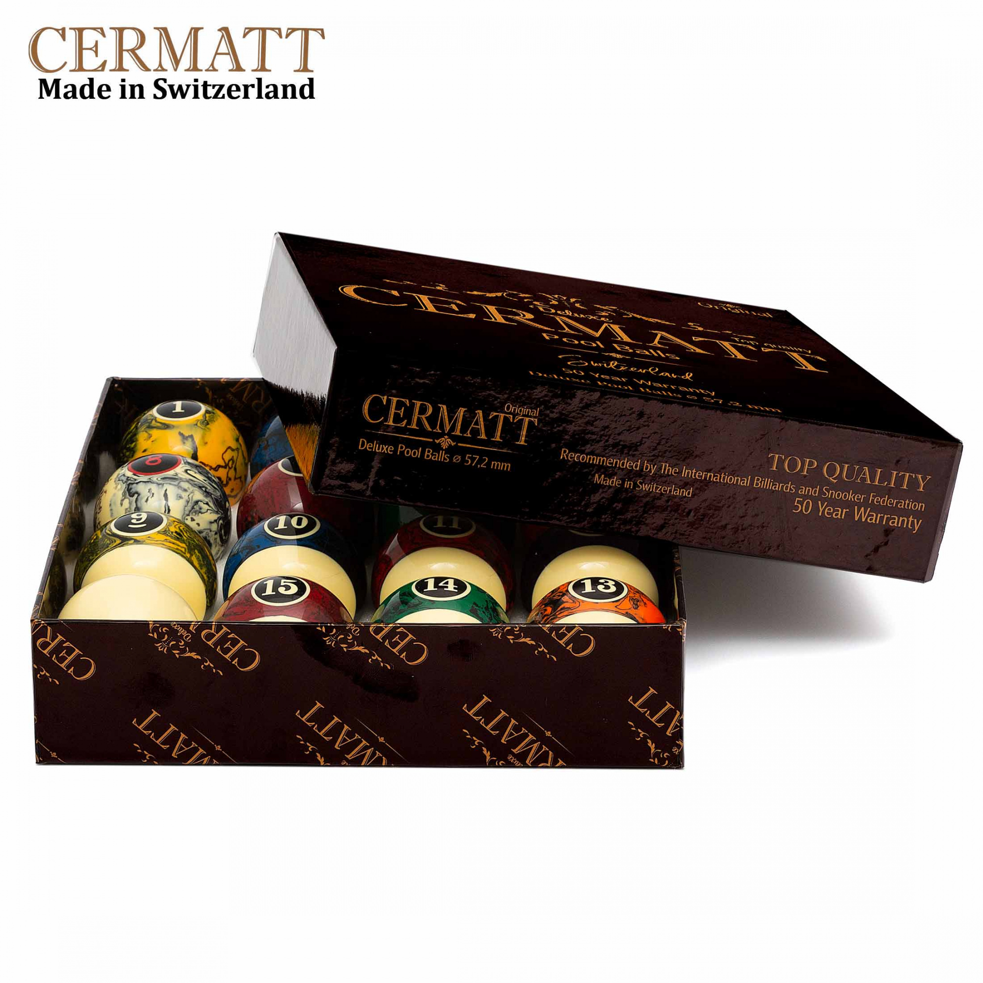 Бильярдные шары Cermatt Marble