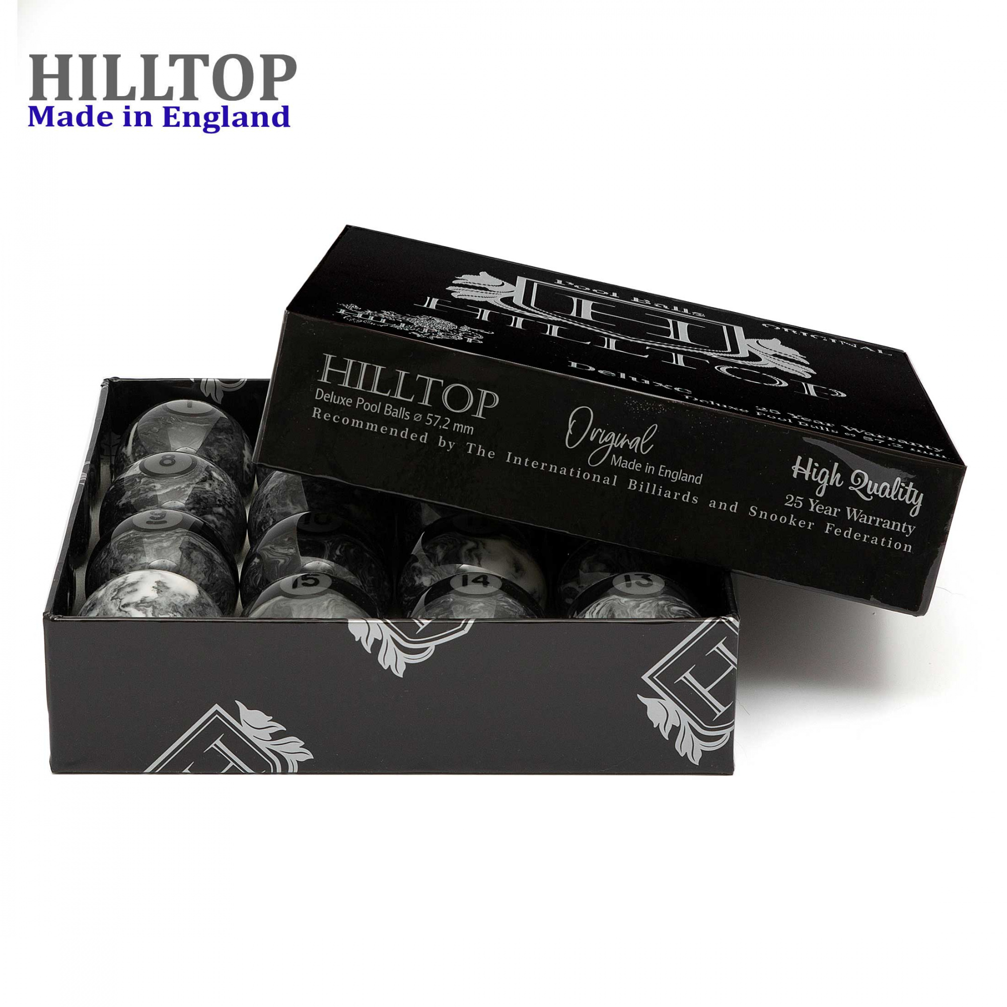 Бильярдные шары Hilltop Marble