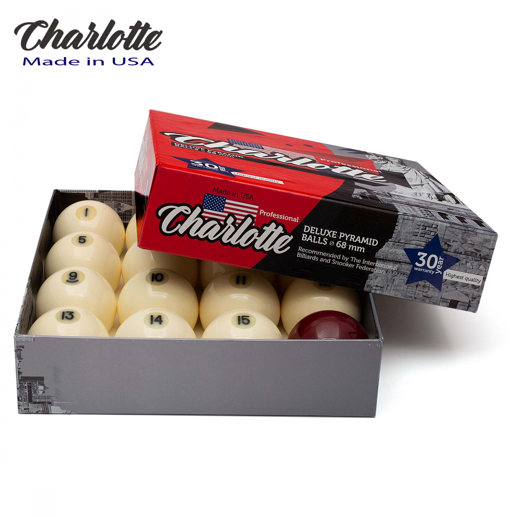 Бильярдные шары Charlotte